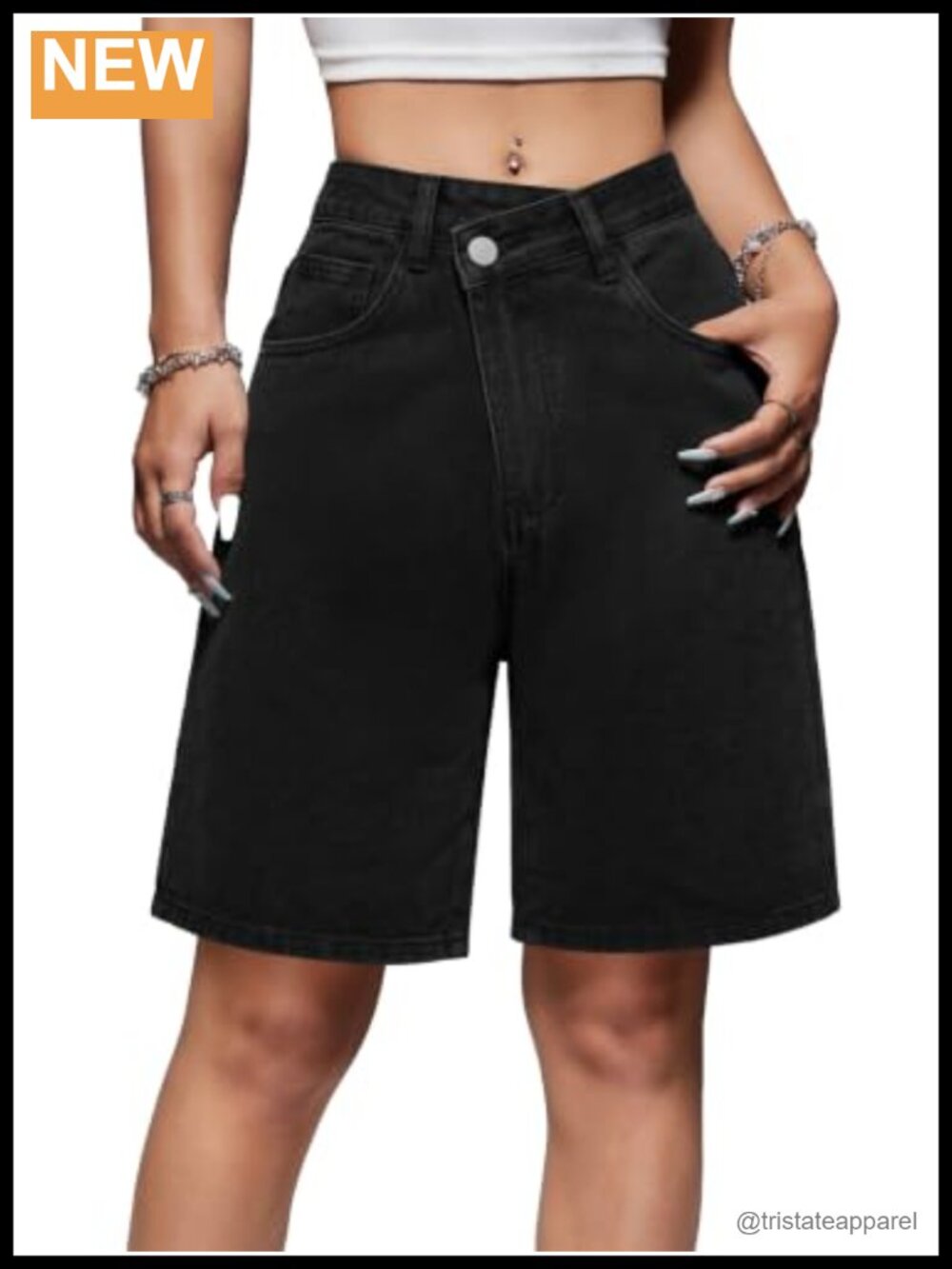 High Waisted Baggy Denim Jorts Wide Leg Jean Shorts Cotton Relaxed Fit